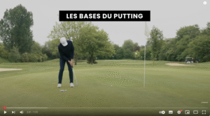 Balancier symétrique bras - club au putting