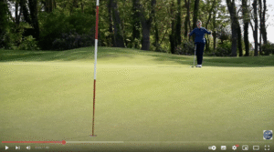 Le Putt Long au golf